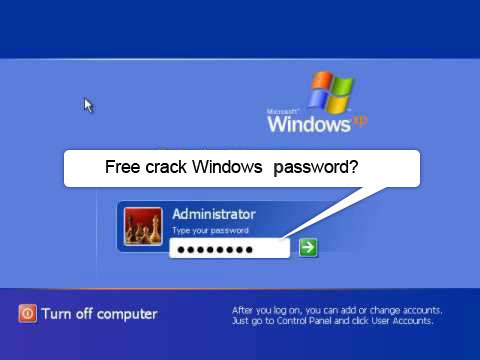 Free crack Windows  Password
