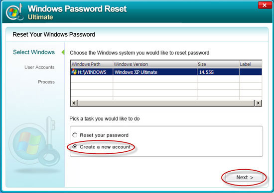 windows password reset ultimate.